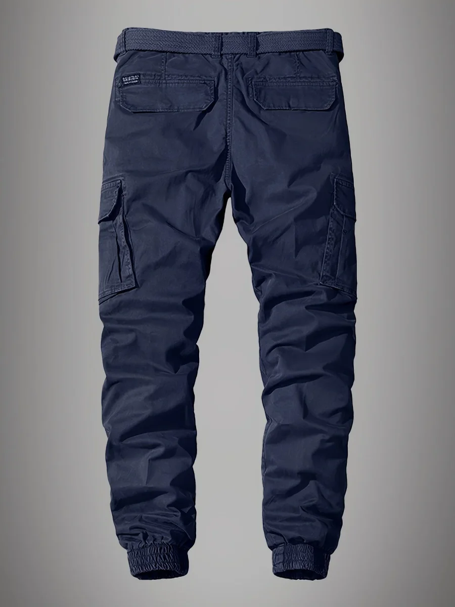 Paweł Cargo Joggers pour hommes – Pantalon multi-poches brodé élégant – Image 9