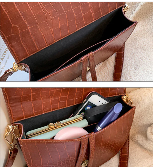 Chelsey Sac à bandoulière | Un sac cool avec un imprimé crocodile – Image 6