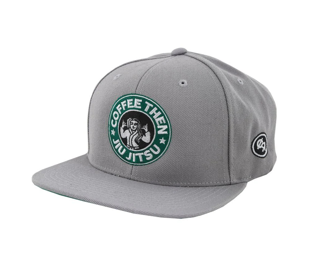 Choke Republic Coffee Snapback Hat- Gris – Image 2