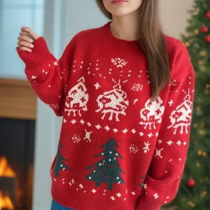 Pull Holly™ : Noël Vintage & Cozy