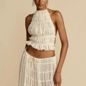 Ensemble Chic™ | Haut dos nu et jupe longue