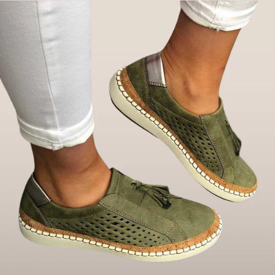 Mocassins tressés respirants pour femmes – Chaussures décontractées et légères