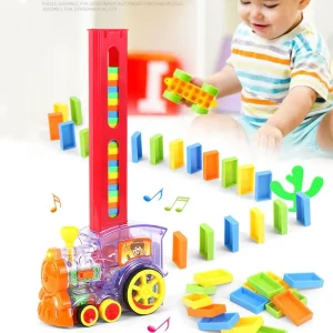 Couche de briques - Jouet de train domino Montessori