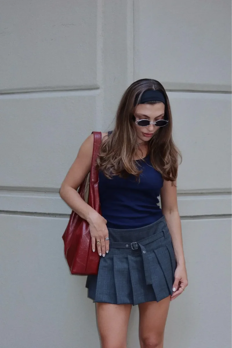 Emma | Grand sac à bandoulière en cuir pour femmes – Image 4