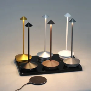 GlowLuxe lampe de table rechargeable