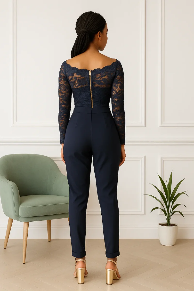 ✨ Combi-pantalon en dentelle – Élégance chic et moderne – Image 6