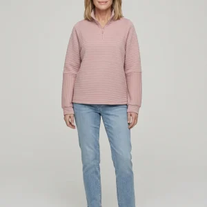 Pull côtelé à demi-zip pour femme – Doux, décontracté et parfait pour tous les jours