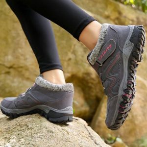 Bottes d'automne orthopédiques rembourrées - imperméables et antidérapantes | Fordine