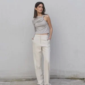 Haut Asymétrique Beige