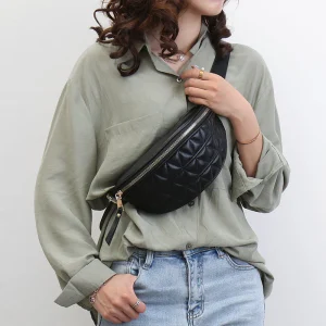 Hazel Hip bag avec imprimé à carreaux | Robuste et pratique