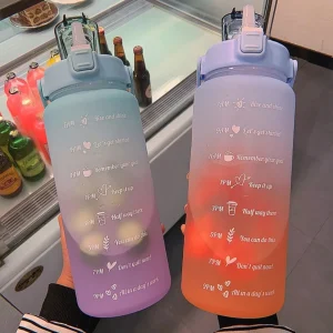 Bouteille d'eau motivante | 2L écologique