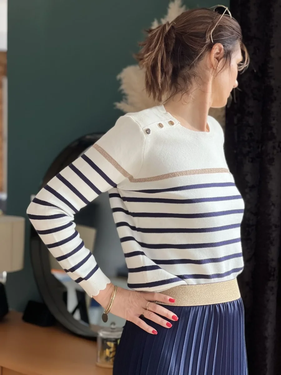 Pull marinière Linette Automne – Image 8