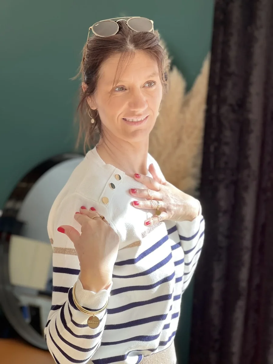 Pull marinière Linette Automne – Image 7