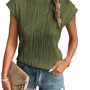 Haut structuré à manches longues pour femmes | Parfait pour les journées d'automne détendues