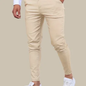Pantalon chino skinny pour hommes