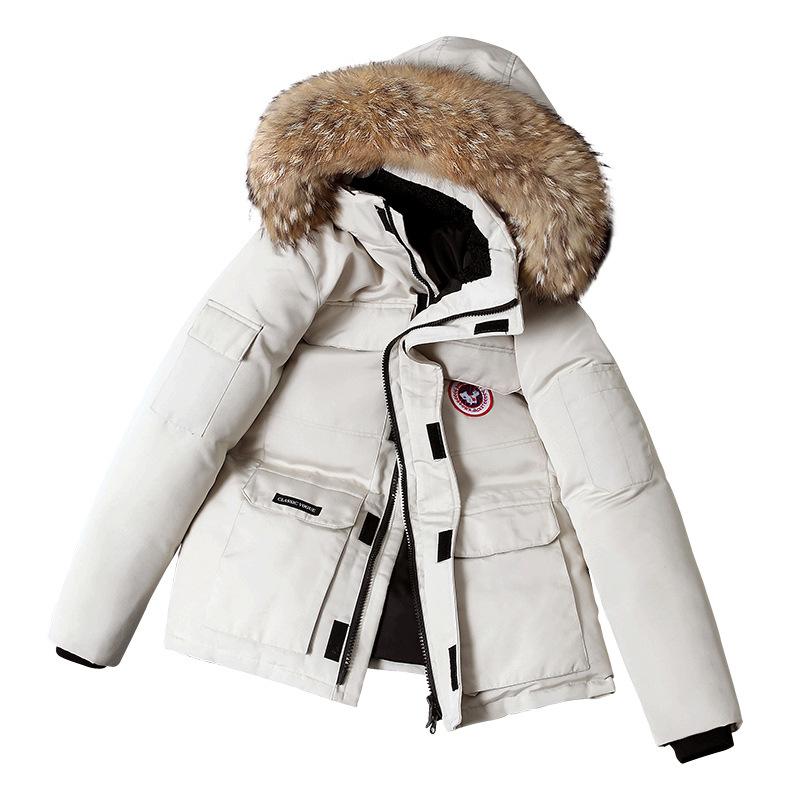 Parka Homme Chaude et Epaisse Veste d'Hiver Confortable avec Capuche en Fourrure – Image 9