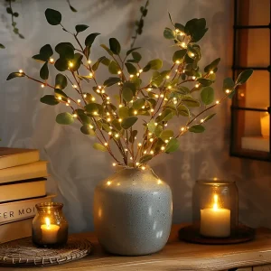 EverLeaf LED Decorative Branch Lamp - Design naturel élégant pour la décoration de la maison et du bureau