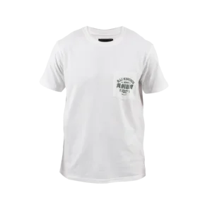 Scramble Kimono Label Tee- Blanco