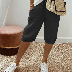 Ismène - Short en coton intemporel | Confort ultime et style raffiné