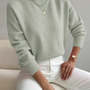Pull classique à col roulé – Pull en maille douce pour une élégance sans effort