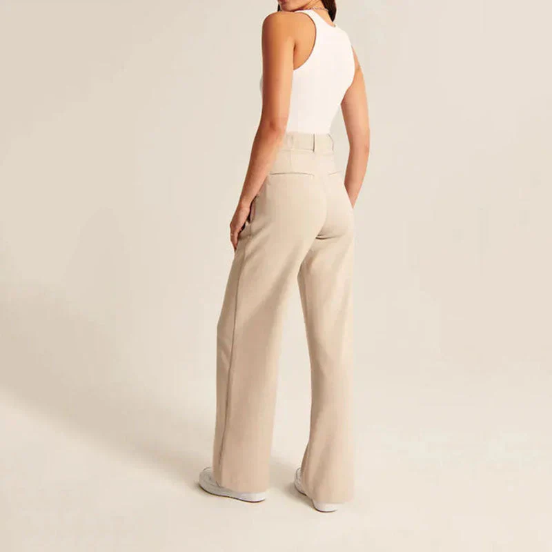 Marieke - Pantalon taille haute à jambes larges – Image 9