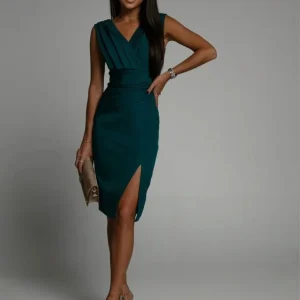 Victoria | Robe à décolleté en V