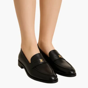 Mocassin orthopédique en cuir pour femme