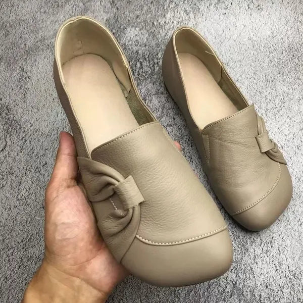 Chaussures en cuir pour femmes avec semelle souple et surface antidérapante – Image 5