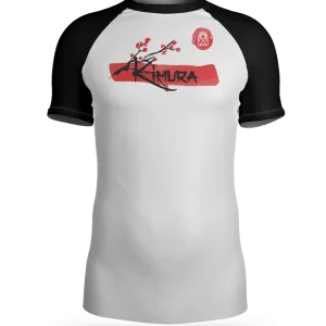 Rashguard manches courtes - Noir et Blanc Kimura