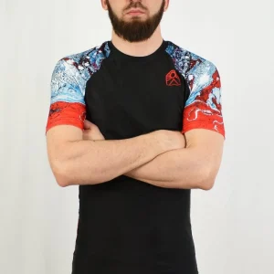 Rashguard manches courtes - Sang Glacial - Solar