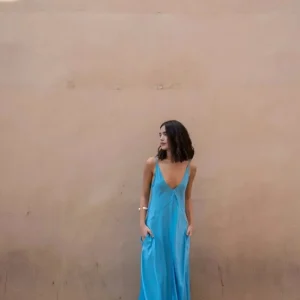 Robe Longue Bretelles Fines Fluide Midi Pour Été - Confortable Et Élégante