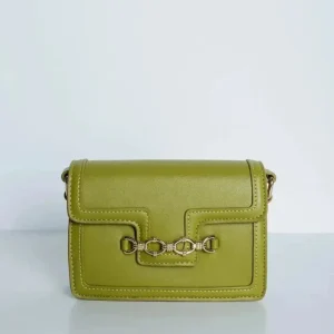 Sac à main bandoulière avec chaîne dorée