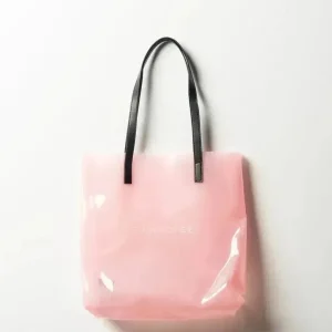 Sac à main rose translucide pour utilisation quotidienne