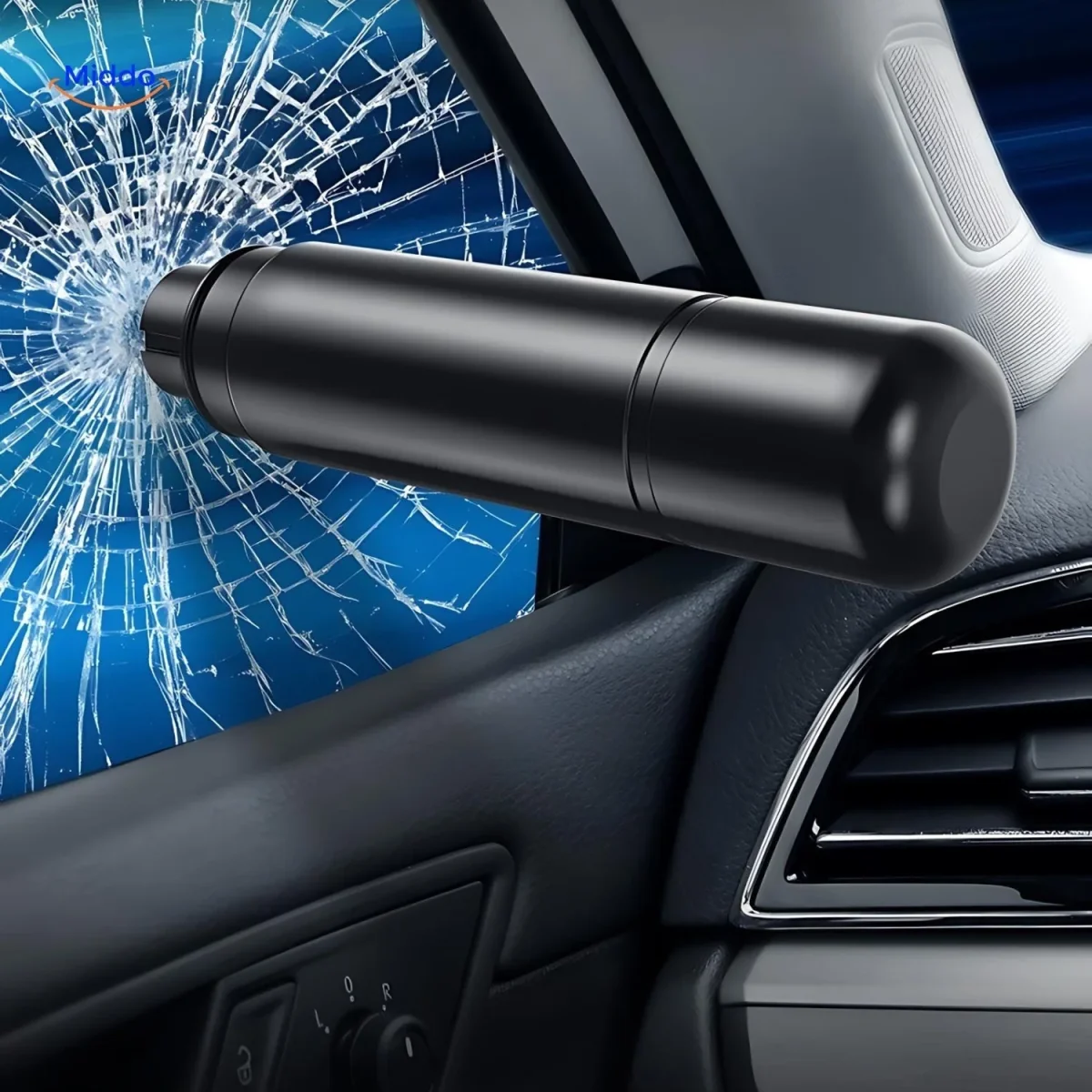 SafeKey | Outil d'urgence 2-en-1 | Brise-vitre et coupeur de sécurité – Image 5