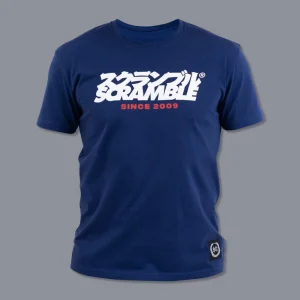 Scramble Base Tee- Azul Marino