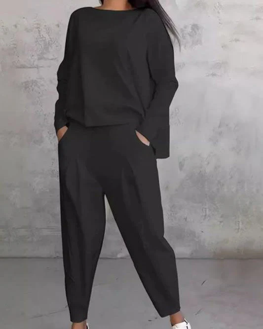 Céleste | Ensemble deux pièces pour femmes avec une coupe confortable - un ensemble élégant pour toutes les occasions – Image 4