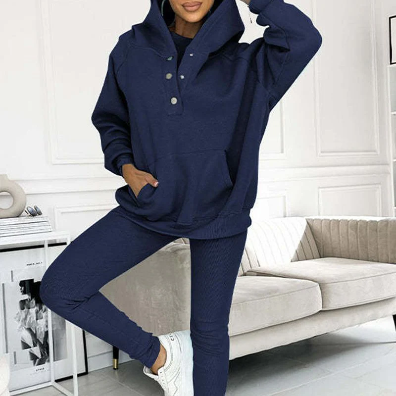 Sweat-shirt d'automne à capuche confortable et décontracté pour femme - Édition Automne 2023 – Image 6