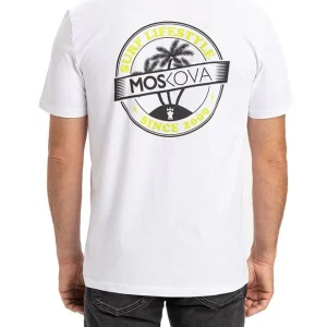 Moskova Tee BJJ Surf Lifestyle-Blanco