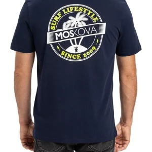 Moskova Tee BJJ Surf Lifestyle-Navy