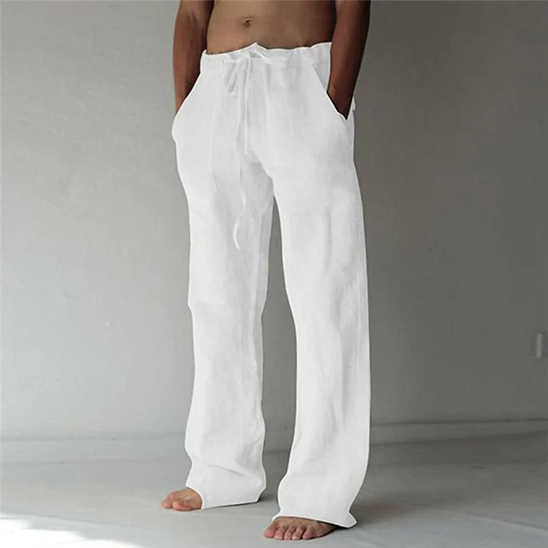 Arthur - pantalon large en lin pour homme – Image 2