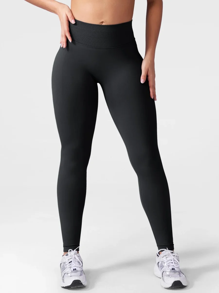 Leggings sculptants sans coutures – Coupe haute intensité et tissu évacuant l'humidité – Image 5