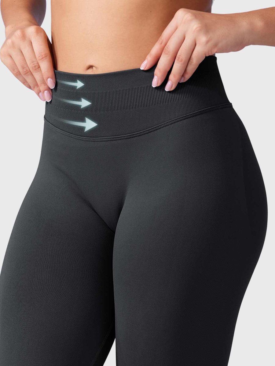Leggings sculptants sans coutures – Coupe haute intensité et tissu évacuant l'humidité – Image 7