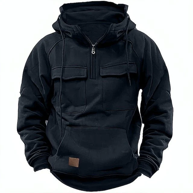 Sweat à Capuche Tactique Automnal - Confort Ultra-Doux et Résistant – Image 4