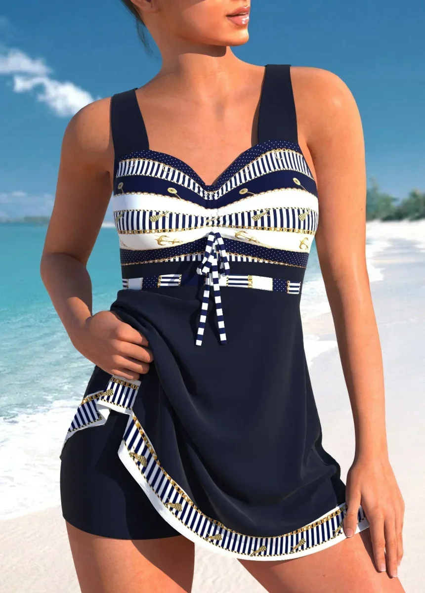 Ensemble Tankini à Motifs pour Femme – Image 4